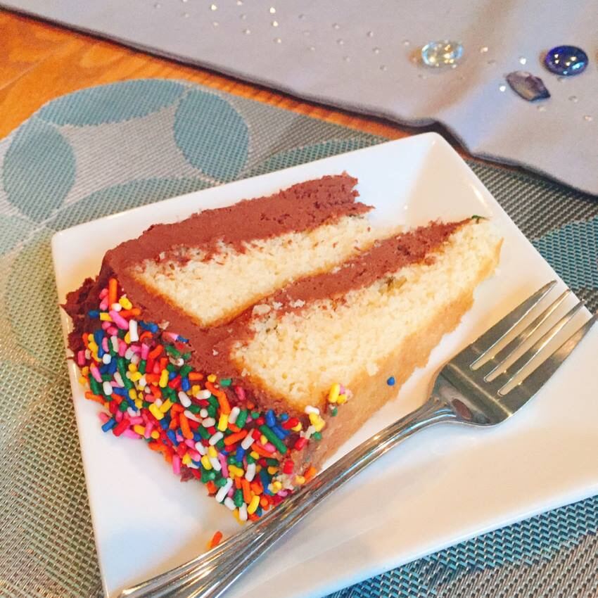 Rainbow Sprinkle Cake