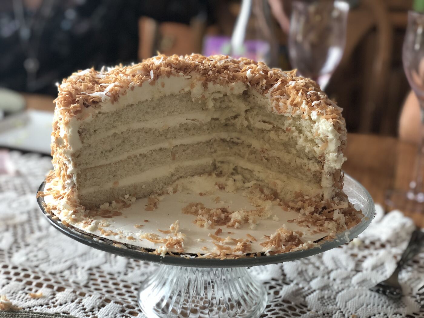 Toasted Coconut Layer Cake