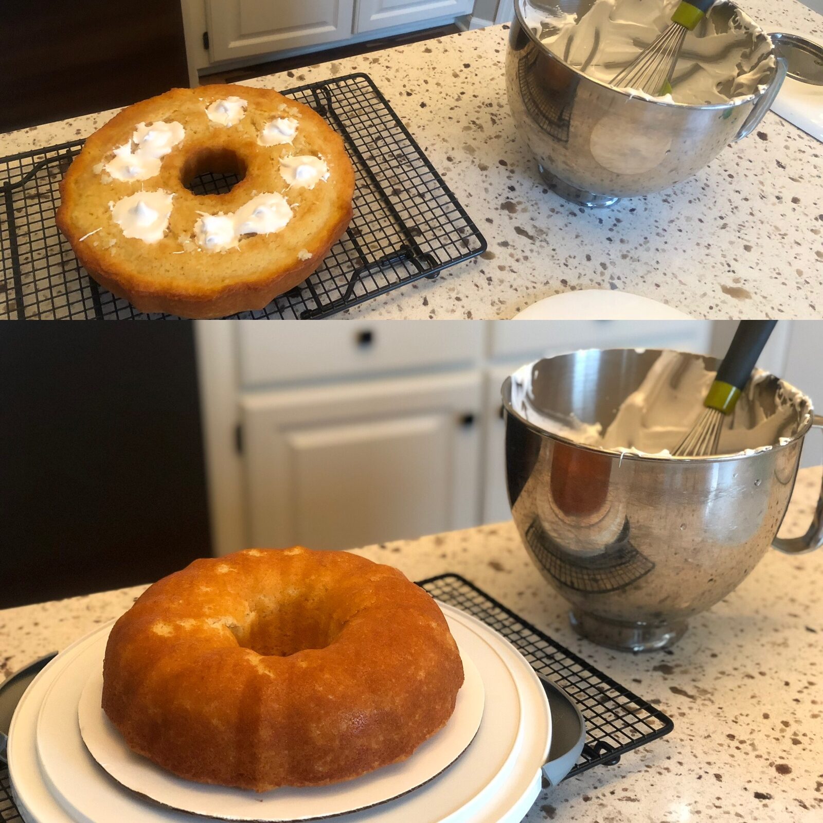 Baking in progress